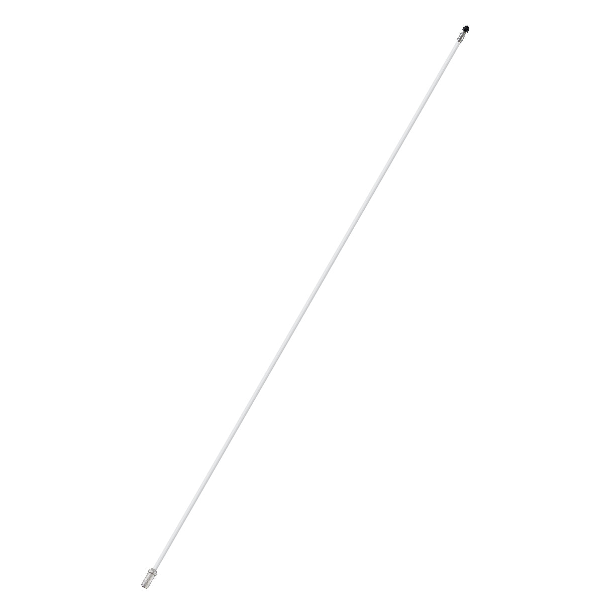 7' White Regulation Flagpole - Individual