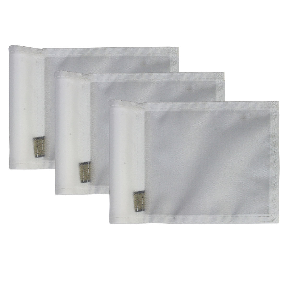 Practice Green Nylon Tube Flag - Set of 3 6"x8" Flags