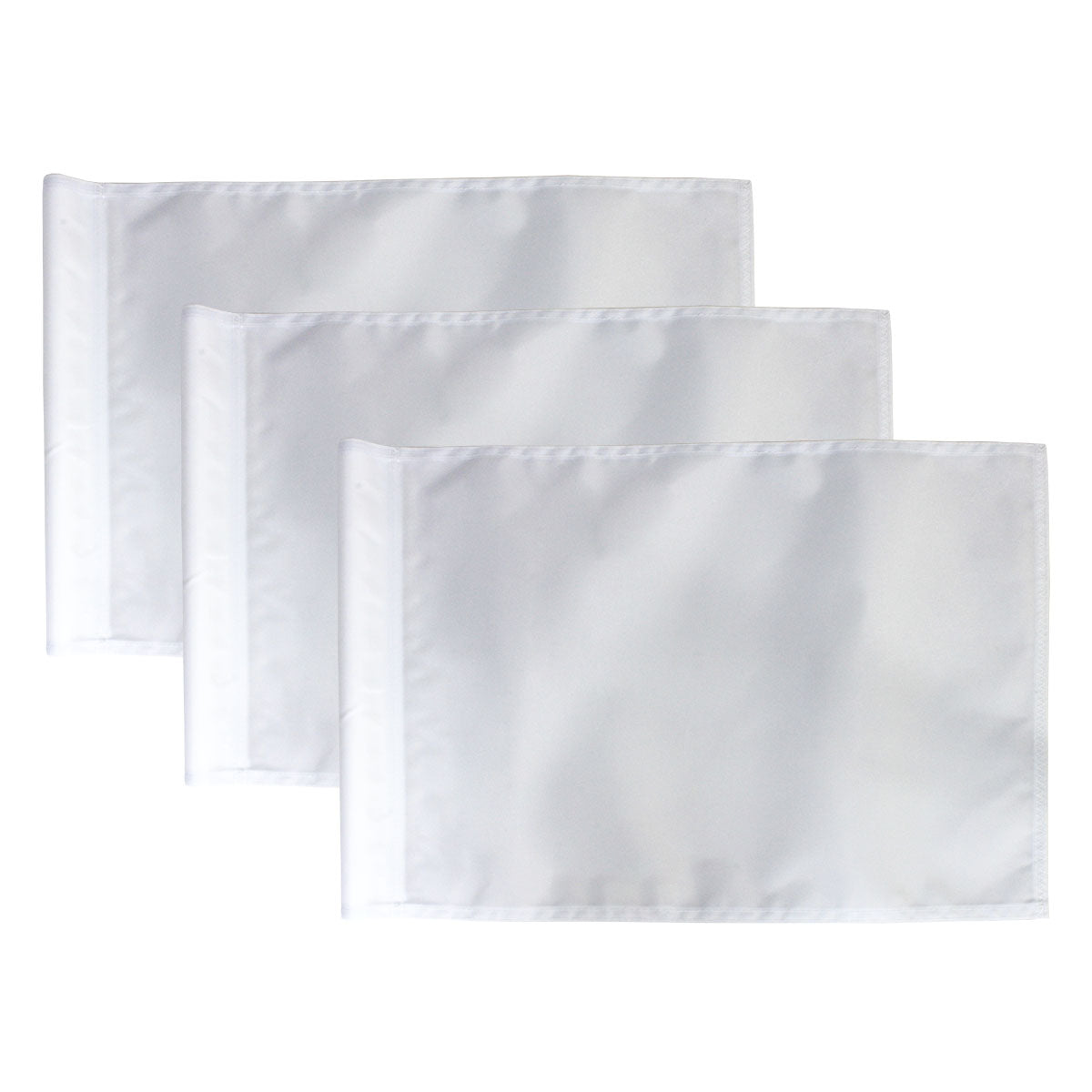 Regulation Nylon Tube Flags - Set of 3 14x20" Flags