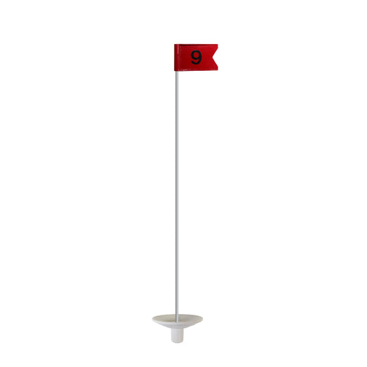 Red Aluminum Flag Head No's 1-9