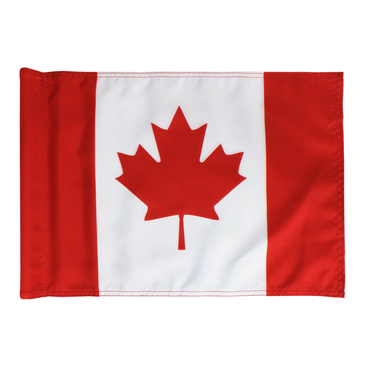 Flush Wall Mount Flagpole Holder with Canadian Flag