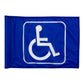 Universal Flag Holder with 14x20" Handicap Flag