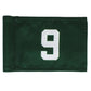 Practice Green Numbered Tube Flag Sets - 6"x8"