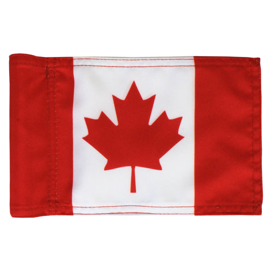 Practice Green Canadian Tube Flag - Individual 6"x8" Flag