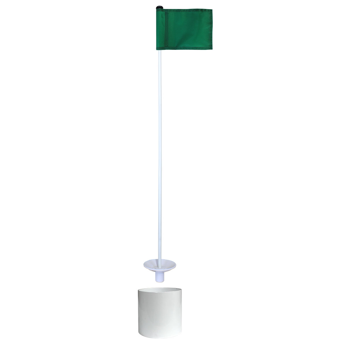 Nylon Flag with 4.25" Aluminum Cup - Individual Practice Green Kit