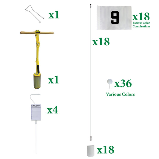 Premium 18 Hole Golf Package Set - FREE Shipping!